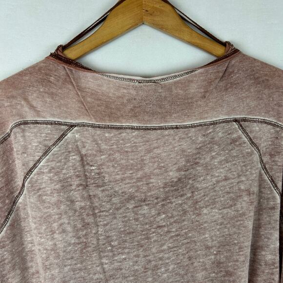 We the Free People Macchiato Scoop Neck Top Blouse Long Sleeve Women's Size XS - Picture 8 of 11